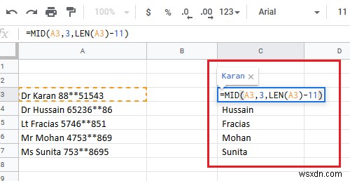 Cách xóa văn bản trước hoặc sau một ký tự cụ thể trong Excel 