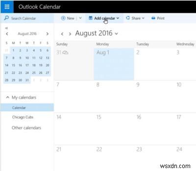 Tính năng Lịch thú vị của Outlook cho phép bạn theo dõi Lịch biểu sự kiện quan trọng 
