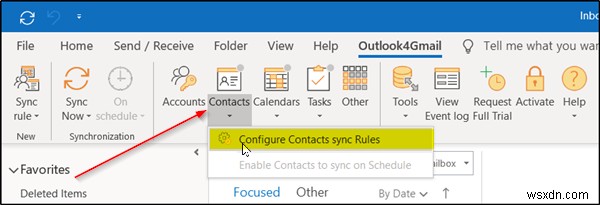 Cách đồng bộ hóa danh bạ Outlook và Gmail 