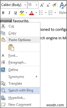 Cách thay đổi công cụ tìm kiếm mặc định trong Microsoft Office 