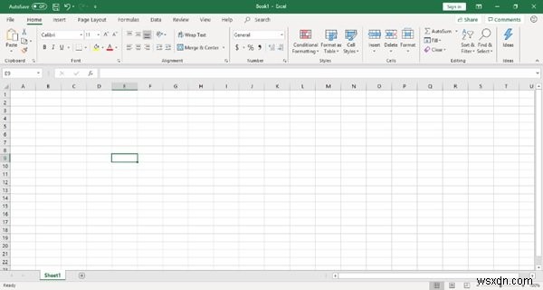 Công thức Microsoft Excel không tự động cập nhật 