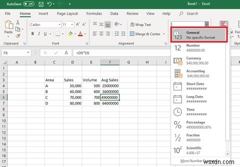 Công thức Microsoft Excel không tự động cập nhật 