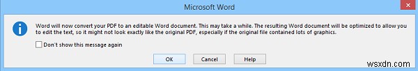 Cách chỉnh sửa tệp PDF trong Microsoft Word 