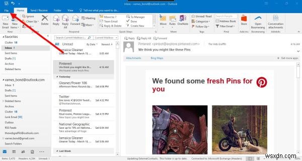 Cách đánh dấu ngay thư email là Đã đọc trong Microsoft Outlook 