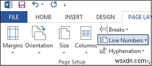 Cách thêm số dòng trong tài liệu Microsoft Word