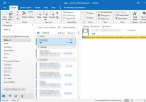 Outlook đã chặn quyền truy cập vào các tệp đính kèm có khả năng không an toàn sau đây 