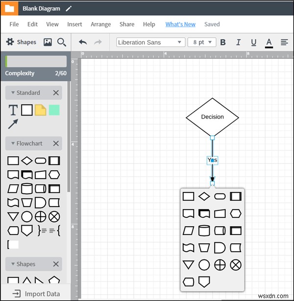 Tạo lưu đồ trong Lucidchart và nhập vào Microsoft Word 