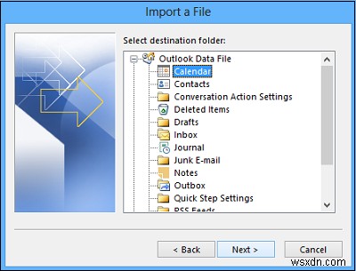 Cách nhập Danh bạ từ Ứng dụng Mọi người sang Microsoft Outlook 