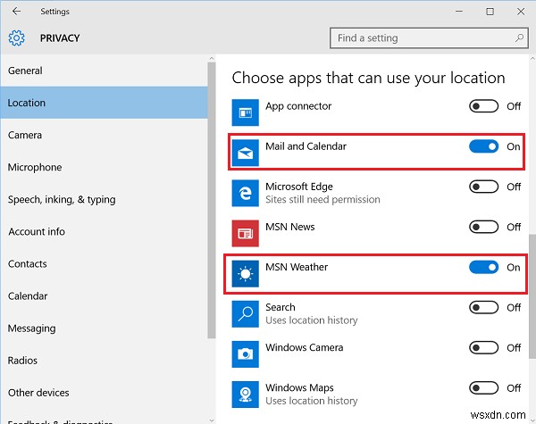 Đặt Ứng dụng Lịch Windows 10 hiển thị thông tin thời tiết hàng ngày cho bạn 