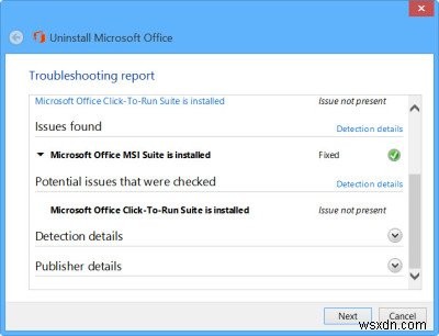 Xóa hoặc gỡ cài đặt Microsoft Office hoặc Office 365 bằng Công cụ gỡ cài đặt Microsoft Office 