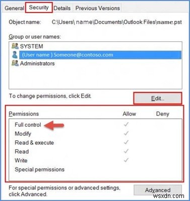 Không thể truy cập Tệp PST hoặc khởi động Outlook trong Windows 10 