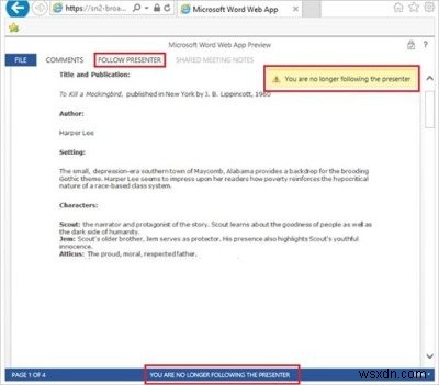 Cách sử dụng Chế độ trình bày trong Microsoft Word 