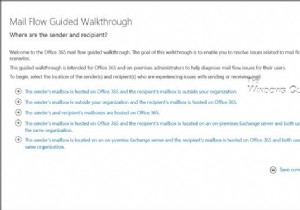 Trình gỡ rối luồng thư Office 365 từ Microsoft 