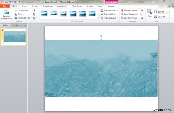 Cách tạo nền trang chiếu có kết cấu trong Microsoft PowerPoint 