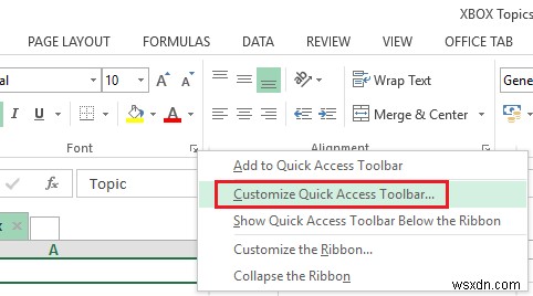 Tùy chỉnh Thanh công cụ truy nhập nhanh trong Excel để làm cho nó hoạt động cho bạn 