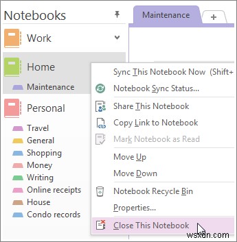 Cách xóa sổ ghi chép OneNote khỏi OneDrive 