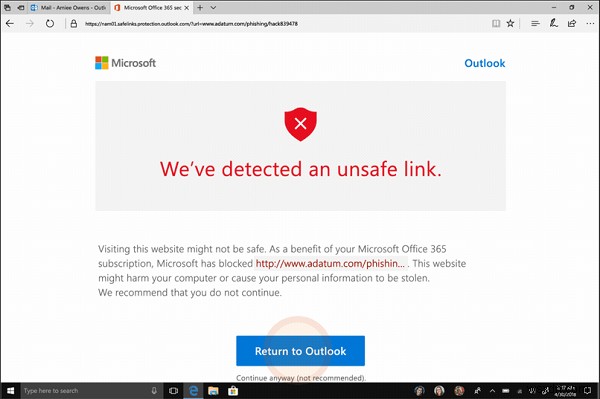Các tính năng của Office 365 cho phép bạn tự bảo vệ mình khỏi Tội phạm mạng 