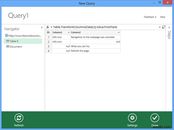 Microsoft Power Query cho Excel giúp khám phá dữ liệu 