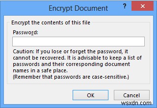 Cách đặt mật khẩu bảo vệ tài liệu Microsoft Office 