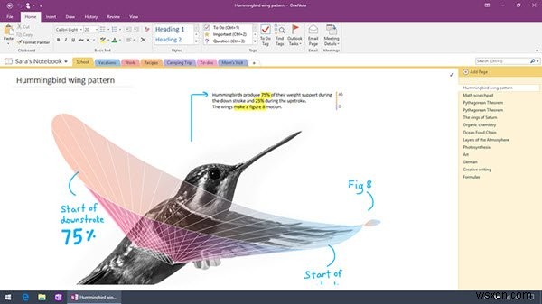 Sự khác biệt giữa OneNote và OneNote cho Windows 10 