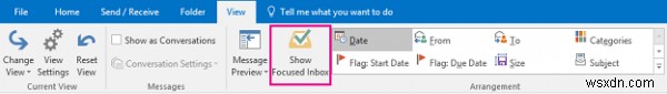 Cách Bật / Tắt tính năng Hộp thư đến Ưu tiên trong Outlook 