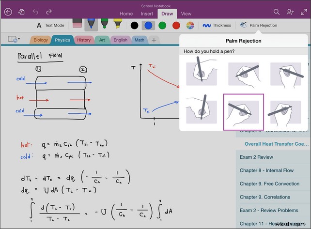 Cách sử dụng tính năng Viết tay và OCR của OneNote trên iPad 