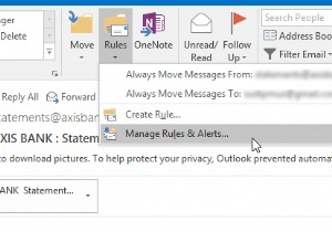 Cách xuất hoặc nhập quy tắc trong Microsoft Outlook 