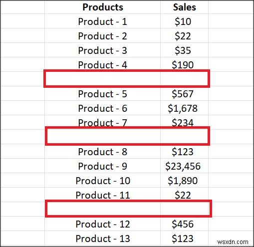 Cách tính Tổng số lẻ tẻ trong Microsoft Excel 
