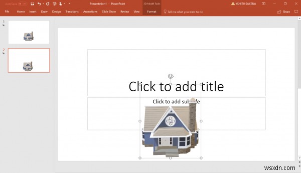 Cách thêm Đối tượng 3D vào bản trình bày PowerPoint của bạn chỉ trong một vài bước 