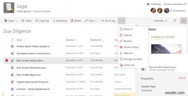 Cách di chuyển tệp giữa Office 365, SharePoint và OneDrive 