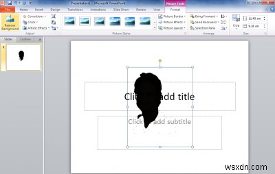 Cách tạo Silhouette trong PowerPoint 