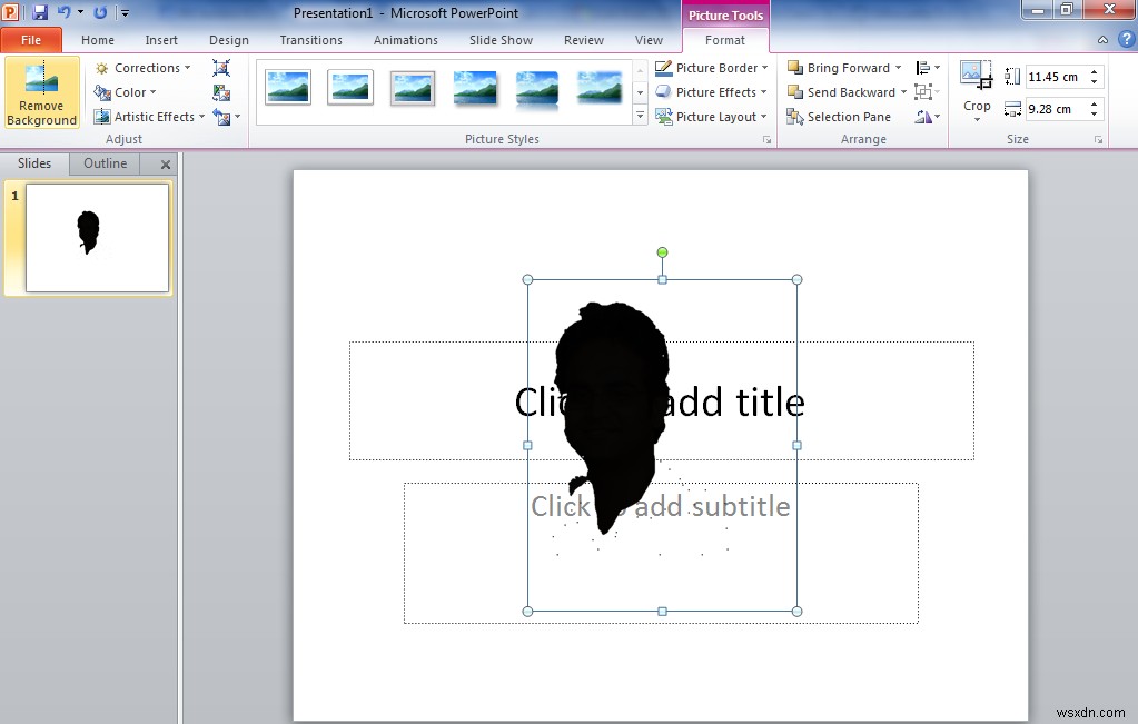 Cách tạo Silhouette trong PowerPoint 