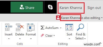 Cách đồng tác giả và cộng tác trên sổ làm việc Excel cùng một lúc 