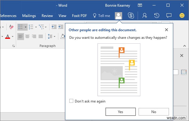 Cách cộng tác và chia sẻ tài liệu trong Word trên Windows 