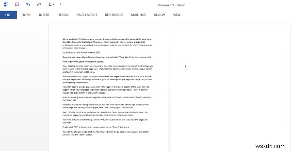 Cách xem nhiều trang trong Microsoft Word cùng một lúc 