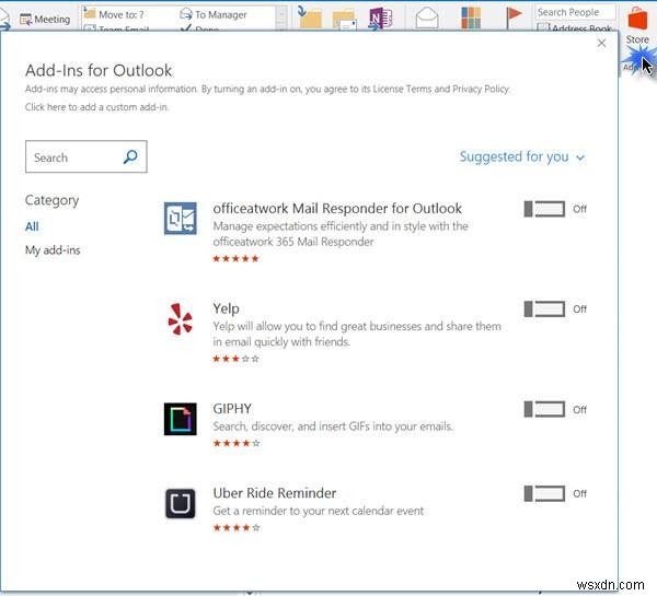 Cách bật, tắt hoặc xóa phần bổ trợ Microsoft Outlook 