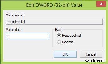 Cách ẩn danh sách Phông chữ được sử dụng Gần đây nhất trong Word 