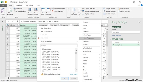 Tính năng Get &Transform trong Microsoft Excel 