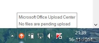 Trung tâm Tải lên Microsoft Office:Xóa biểu tượng thanh tác vụ hoặc Tắt hoàn toàn 