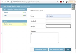 Thêm trường JSON trong các mô hình Django 