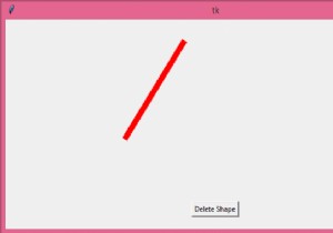 Làm cách nào để xóa các dòng khỏi canvas tkinter trong Python? 