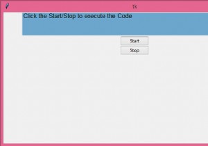 Làm cách nào để dừng vòng lặp bằng nút dừng trong Tkinter? 