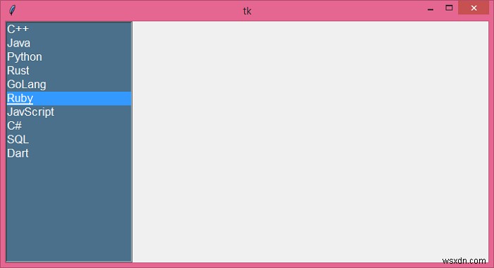 Làm cách nào để thay đổi hoàn toàn màu sắc của Tkinter Listbox? 