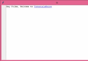Làm cách nào để tạo siêu liên kết trong tiện ích Tkinter Text? 