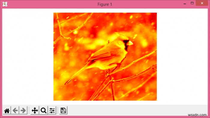 Đặt một bản đồ màu của một hình ảnh trong Matplotlib 