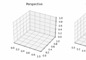 Phân biệt phép chiếu chính hình và phép chiếu phối cảnh trong Matplotlib 