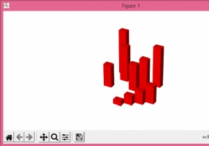 Vẽ các thanh 3D không có trục trong Matplotlib 