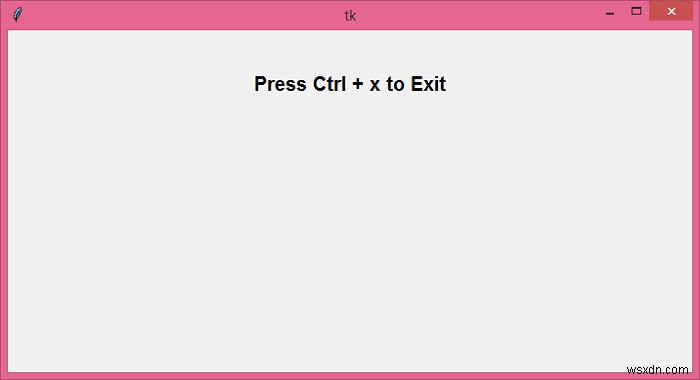 Các phím tắt với Tkinter trong Python 3 