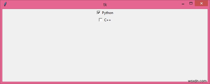 Làm cách nào để lấy đầu vào từ Hộp kiểm trong Python Tkinter? 