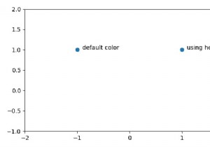 Làm cách nào để lấy màu xanh lam mặc định của matplotlib.pyplot.scatter? 